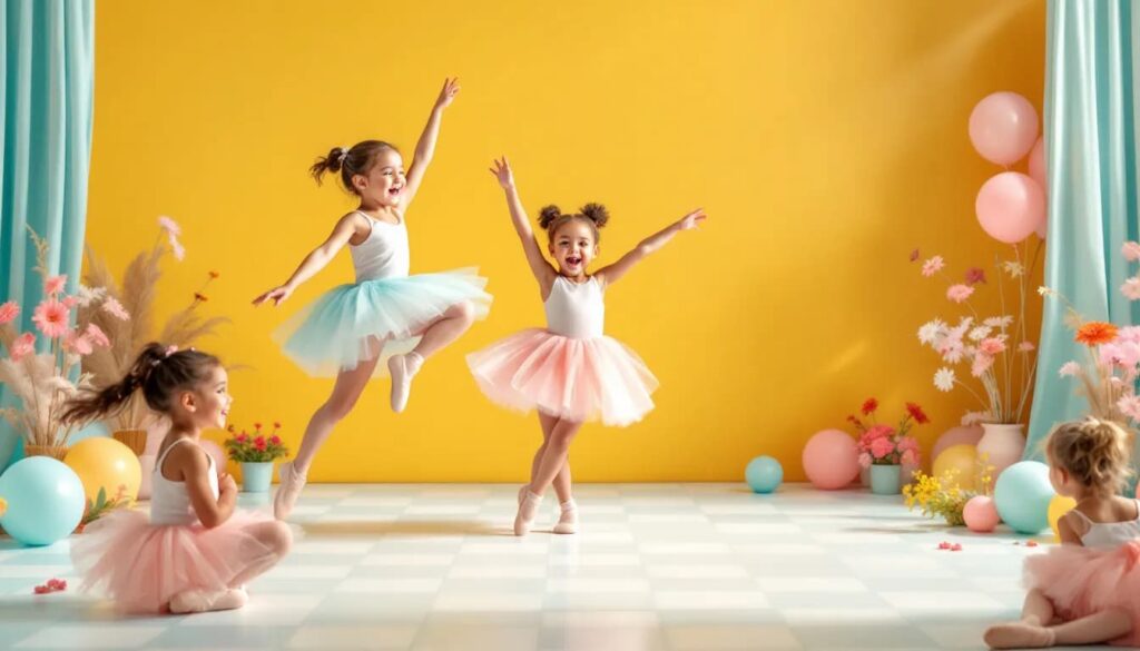 Ein erfolgreiches Ballettprojekt mit Kindern in Aktion.